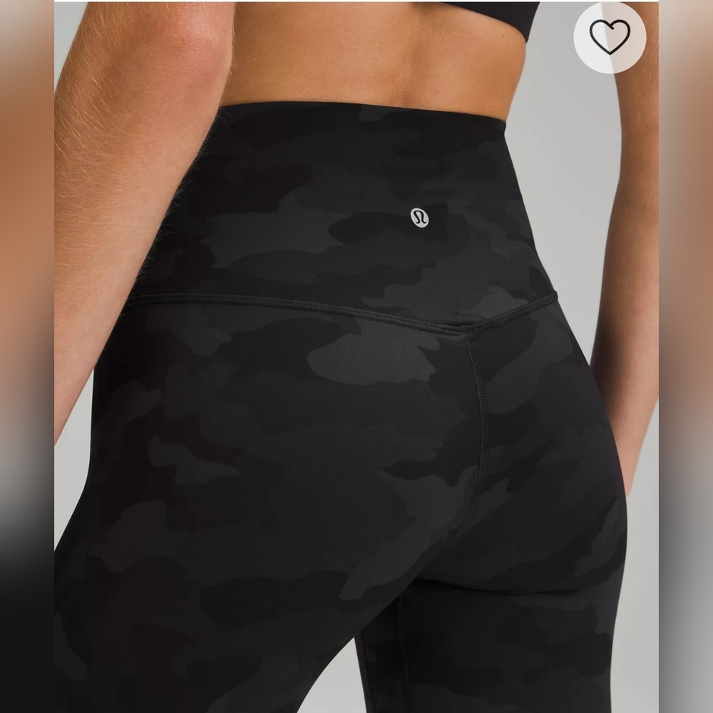Lululemon: Swift Speed HR Tight, Size:18-28" insm, SUBTLE Black/Gray Camo, BNWT
